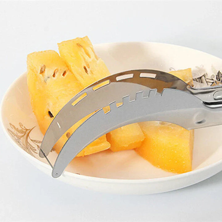 Ananasschneider Edelstahl, schneidet Ananas, Küchenwerkzeug, Obstschneider, praktisch