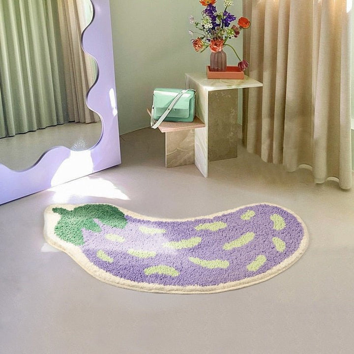 Protiskluzová podložka do vany s designem banánů nebo lilků - ZestPad