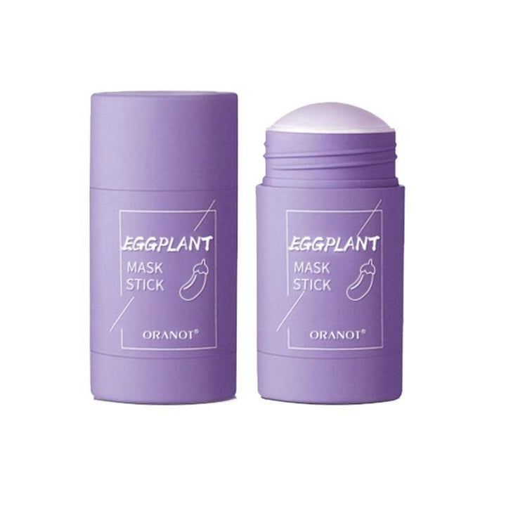 Lila Eggplant Maskenstick, feuchtigkeitsspendend, Hautpflege, vegane Kosmetik.