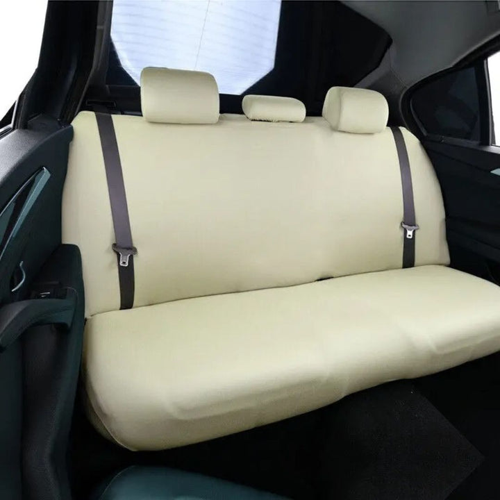 Beige Autositzbezug Rückbank, wasserdicht, strapazierfähig, für SUV, Autozubehör.