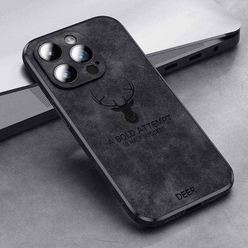Luxusní jelení kůže iPhone obal - Veltro