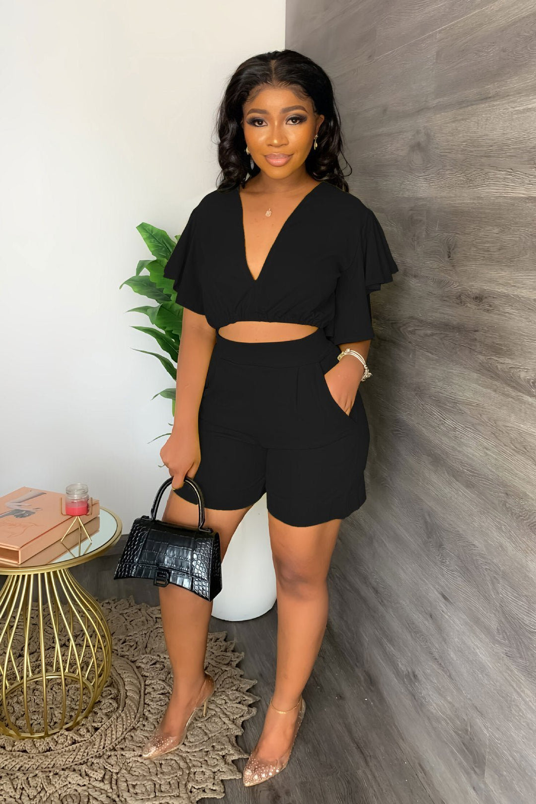 Trendy letní set s designem pruhů – Marlene