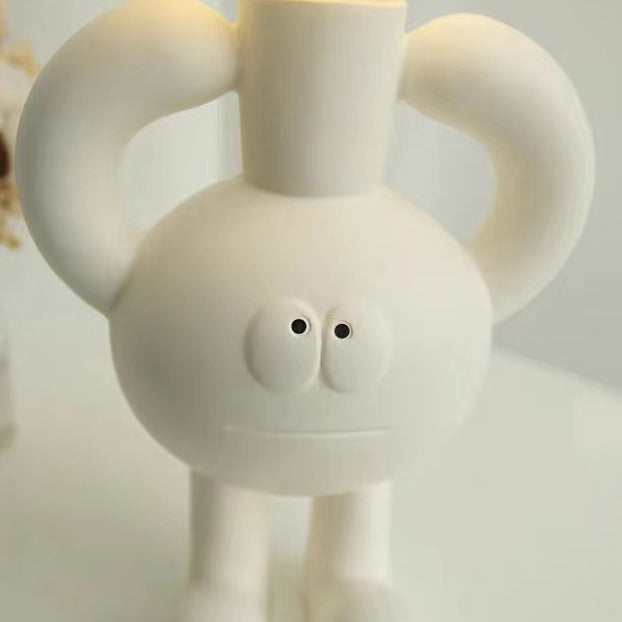 Hravá stolní lampa s skleněnou koulí - Glombra