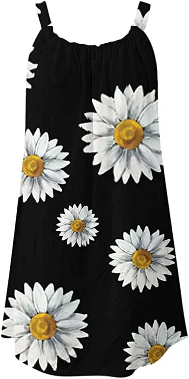 Boho Chic letní šaty s květinovým potiskem – Karla