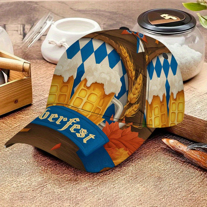 Snapback kšiltovka – Ölkrustryck Oktoberfest 2025