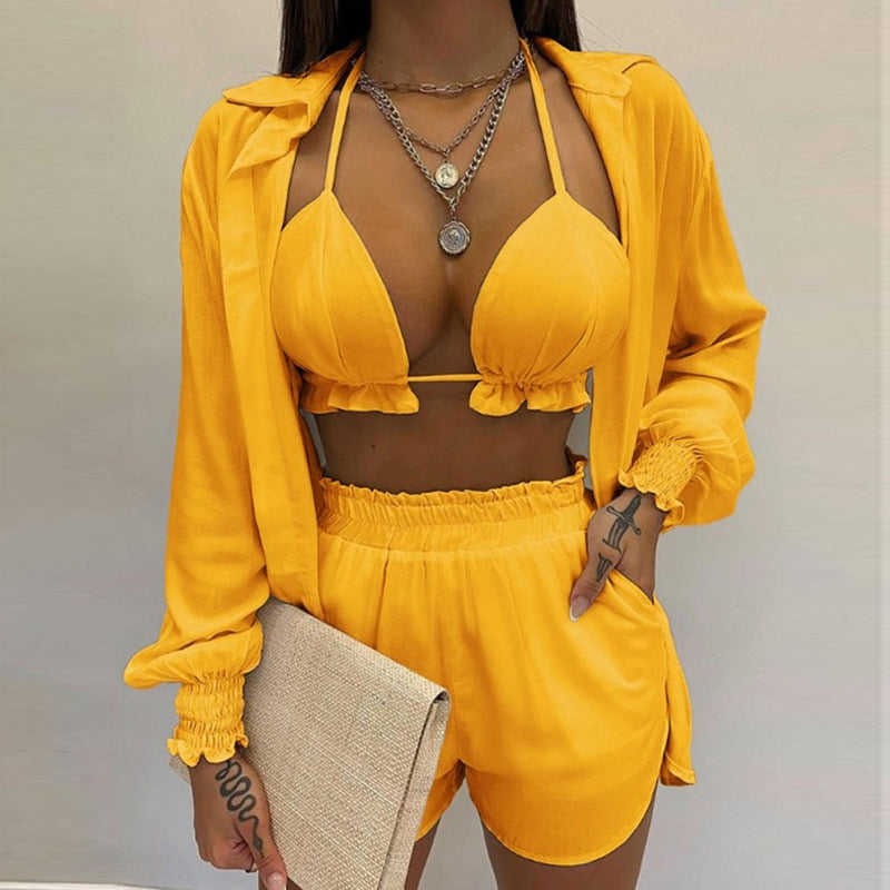 Stylový 3dílný letní outfit na pláž a k bazénu - TropenGlow