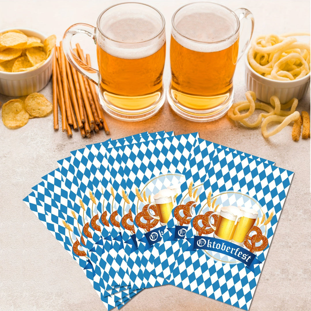Papírové ubrousky (120 kusů) – WiesnServus Oktoberfest 2025