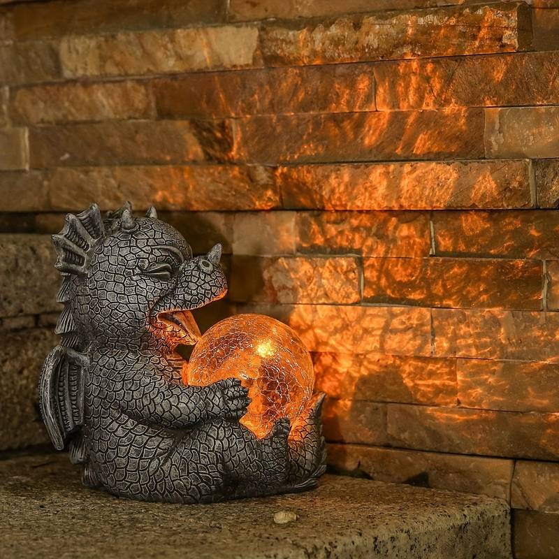 LED stolní lampa ve tvaru draka – Nyra