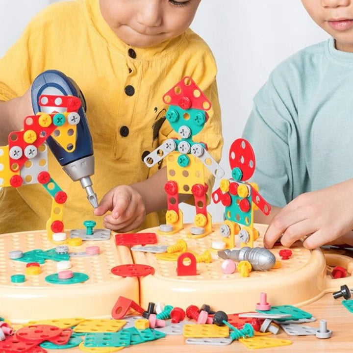 Přenosné stavební kufříky pro děti - BuildiBox