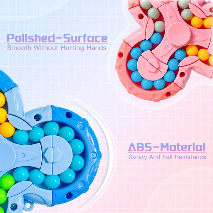 Bunter Fidget Spinner aus ABS-Material, polierte Oberfläche, sicher und langlebig.