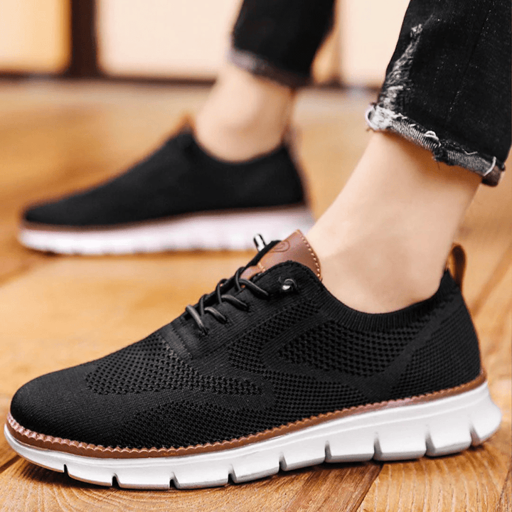 Prodyšné a ultra dobré pánské sneakers v minimalistickém designu – Elias
