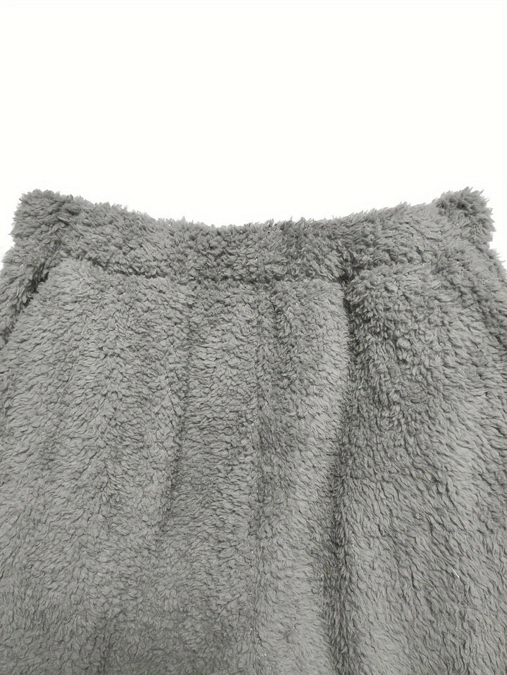 Teplý dámský loungewear set z korálového fleece – Fenna