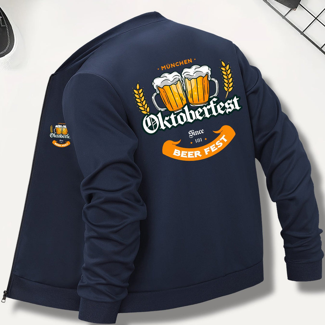 Pánská bomber bunda s potiskem piva Oktoberfest – Georg Oktoberfest 2025