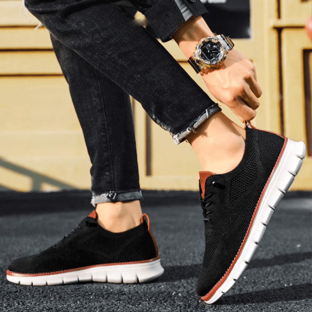 Prodyšné a ultra dobré pánské sneakers v minimalistickém designu – Elias