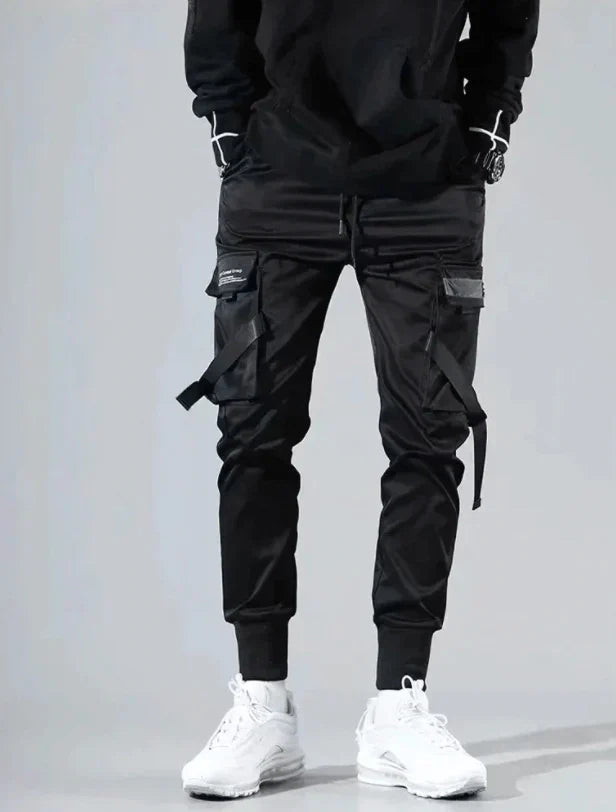 Podzimní Multi-Pocket Hip-Hop Pánské Cargo Kalhoty – Dante
