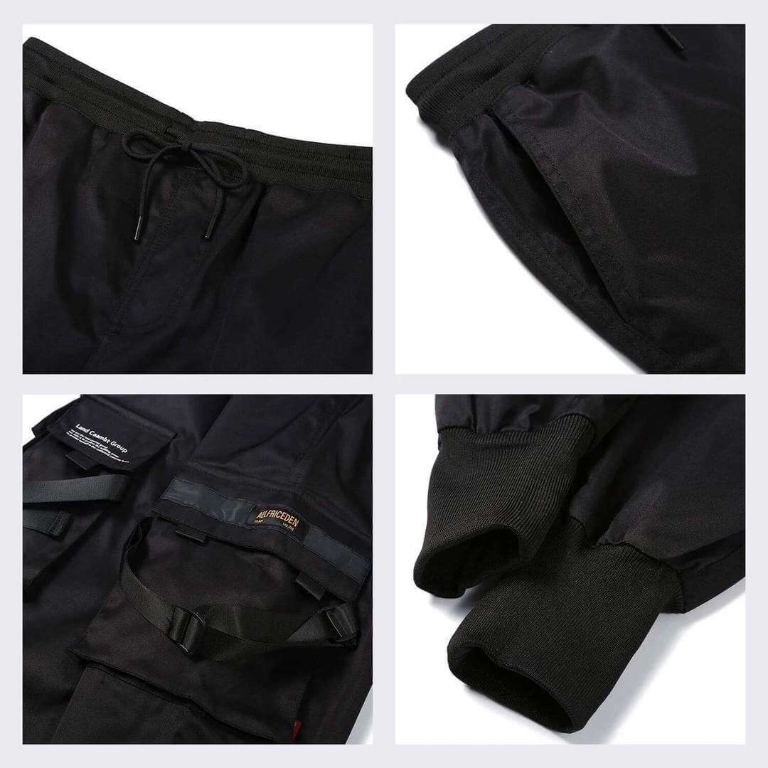 Podzimní Multi-Pocket Hip-Hop Pánské Cargo Kalhoty – Dante
