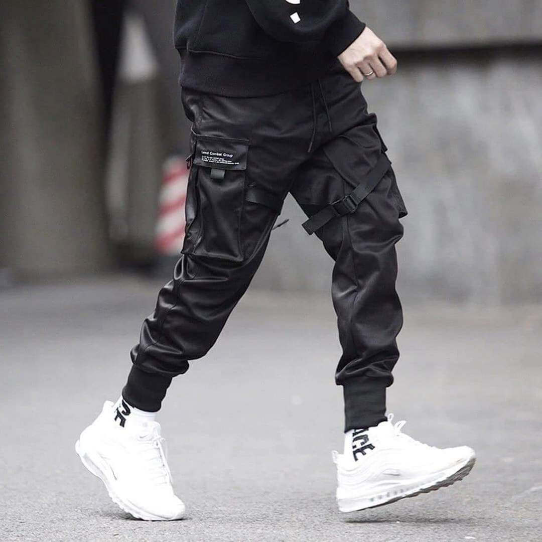 Podzimní Multi-Pocket Hip-Hop Pánské Cargo Kalhoty – Dante
