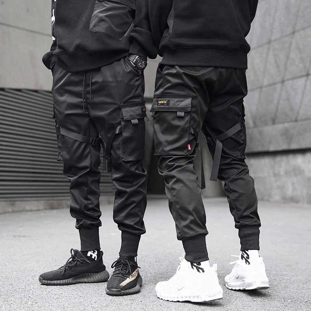 Podzimní Multi-Pocket Hip-Hop Pánské Cargo Kalhoty – Dante