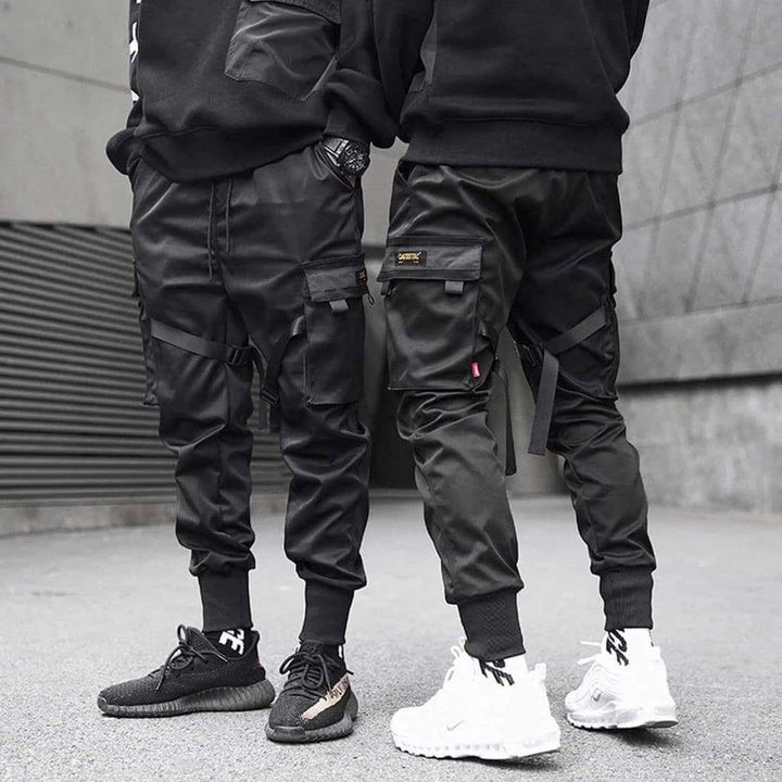 Podzimní Multi-Pocket Hip-Hop Pánské Cargo Kalhoty – Dante