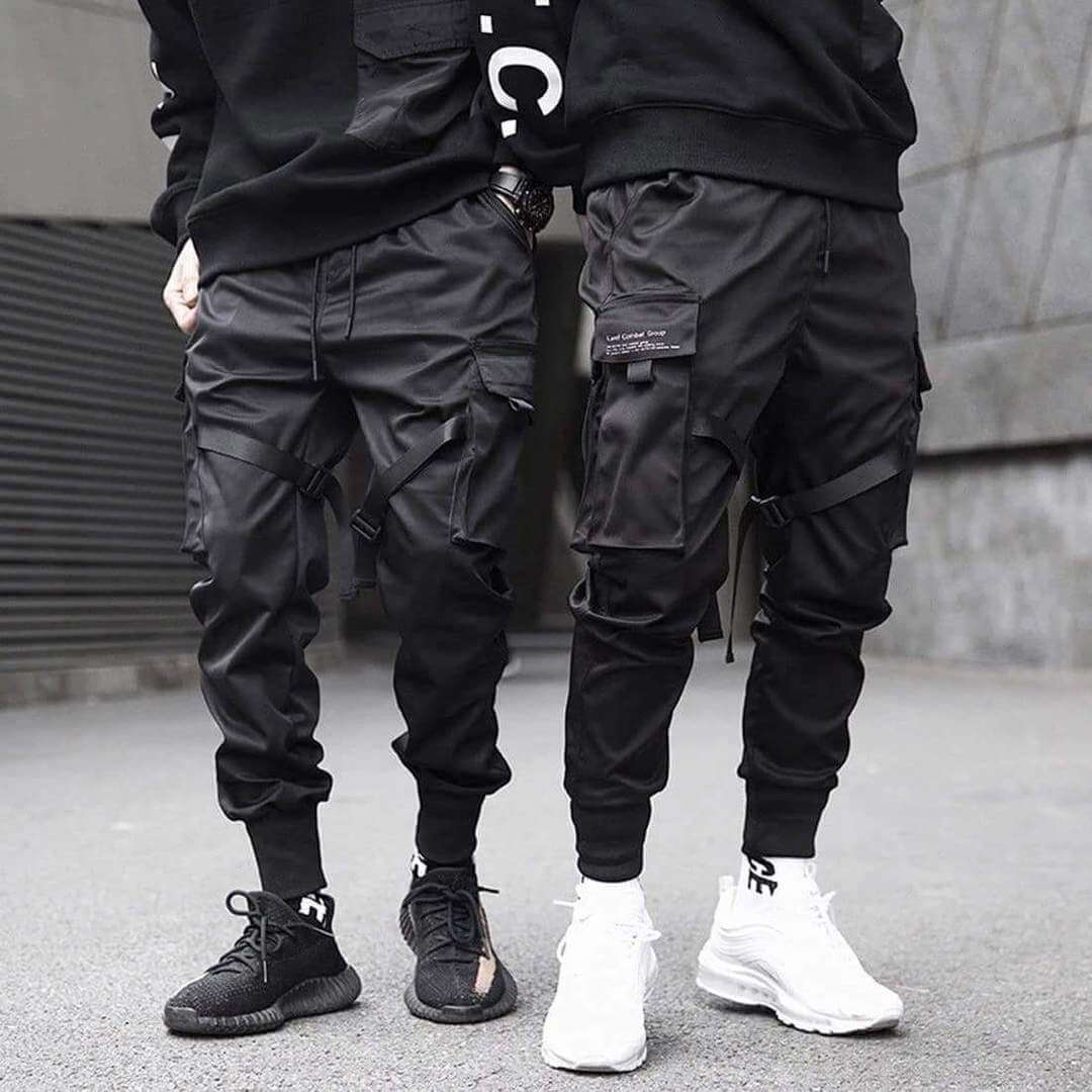 Podzimní Multi-Pocket Hip-Hop Pánské Cargo Kalhoty – Dante