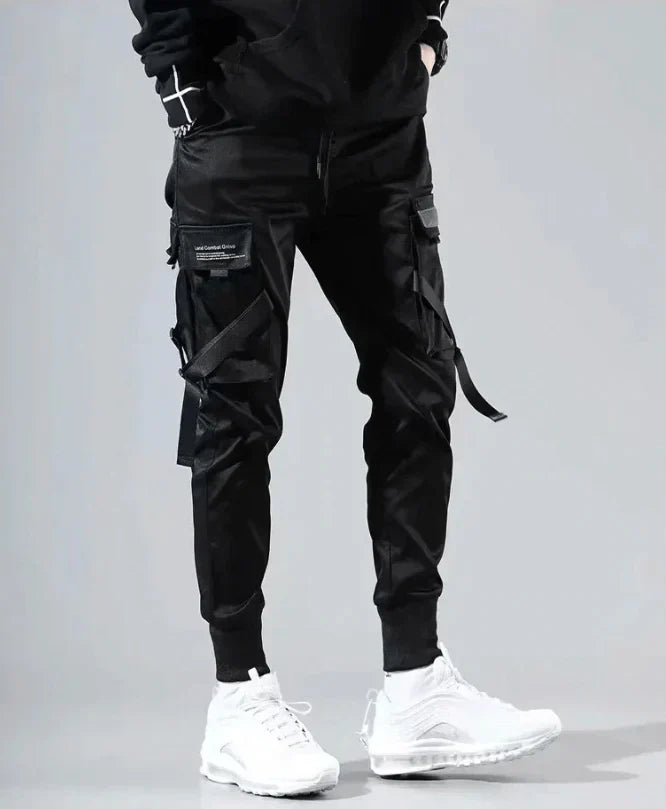 Podzimní Multi-Pocket Hip-Hop Pánské Cargo Kalhoty – Dante
