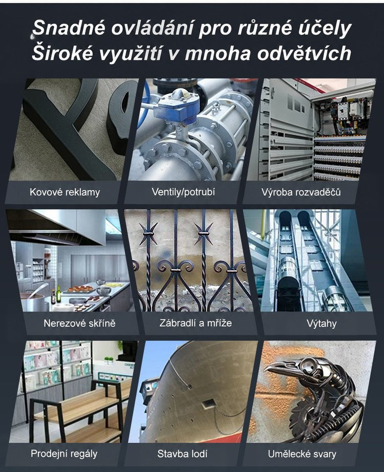 Mřížka devíti oborů použití: potrubí, rozvaděče, zábradlí, výtah, loďařství i umělecké svařování 4
