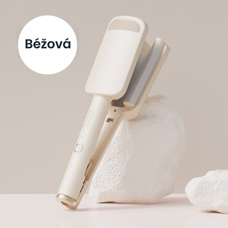 Béžová varianta kulmy s vlnami opřená o bílý kámen 10