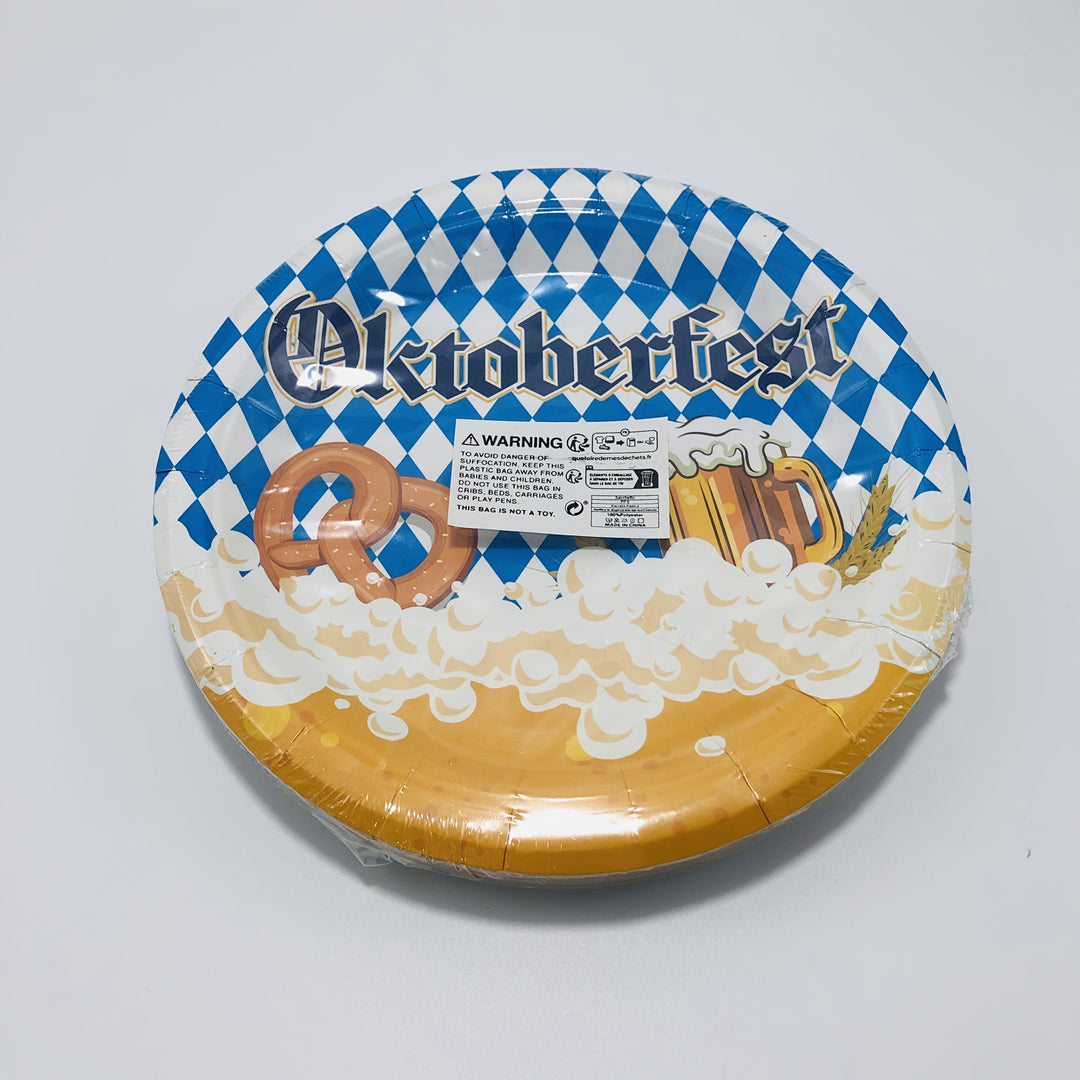 Papírové talíře (různé velikosti) – WiesnTeller Oktoberfest 2026