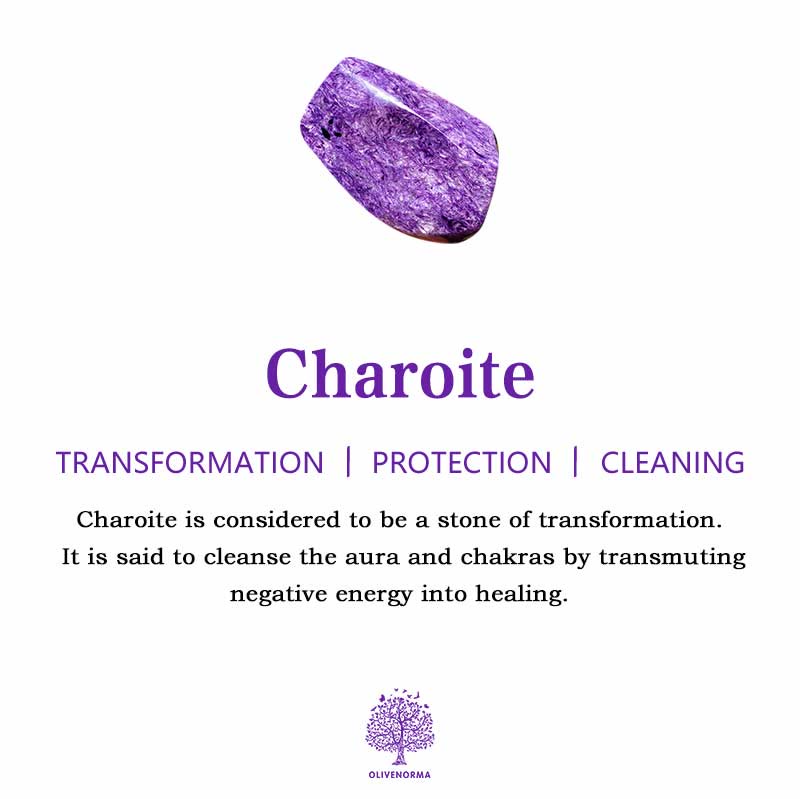 Lila Charoit-Stein, Transformation, Schutz, Reinigung, spirituelle Heilung, Edelstein.