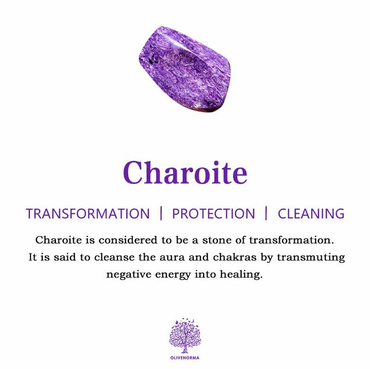 Lila Charoit-Stein, Transformation, Schutz, Reinigung, spirituelle Heilung, Edelstein.