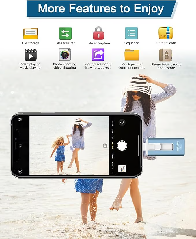 4-in-1 Memory Stick - Extra Storage Space for Your Phone 3