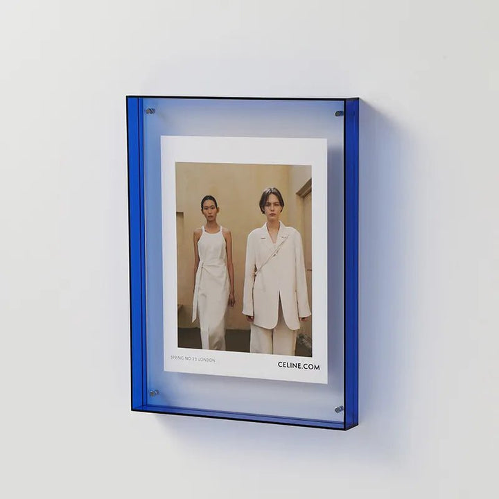 Barevné průhledné fotografické držáky – FramePop
