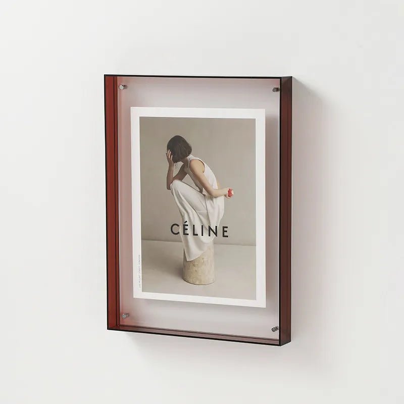 Barevné průhledné fotografické držáky – FramePop