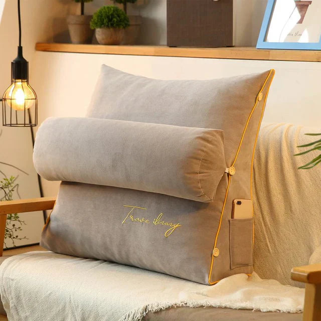 Ergonomický opěrný polštář ve tvaru klínu – Relaxa