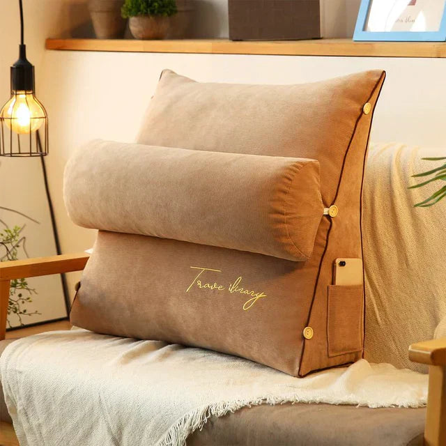 Ergonomický opěrný polštář ve tvaru klínu – Relaxa