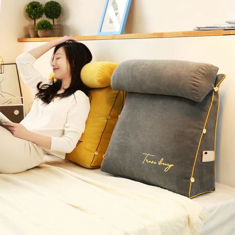 Ergonomický opěrný polštář ve tvaru klínu – Relaxa