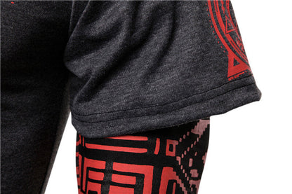 Pánská mikina s integrovanou maskou lebky – podzimní edice ShadowX