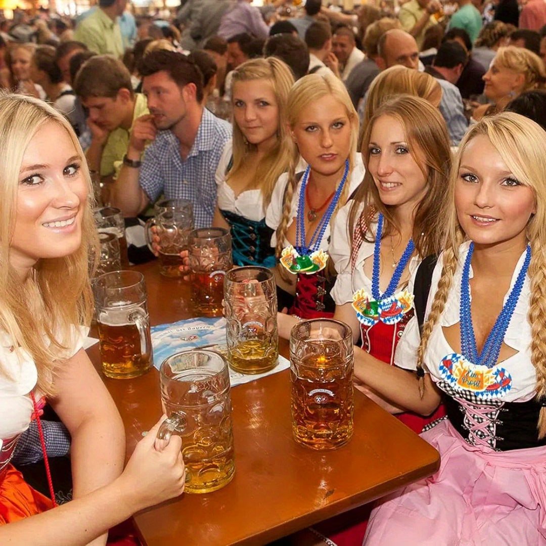 Párty sada náhrdelníků (21 kusů) – WiesnGlanz Oktoberfest 2026