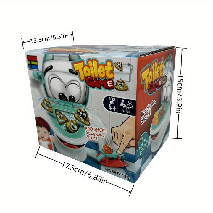 Toiletspiel für Kinder, lustiges Geschicklichkeitsspiel, bunt, ab 4 Jahren, Geschenkidee.
