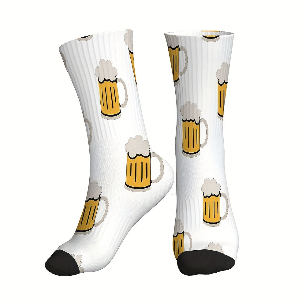 3 páry ponožek s motivem pivního půllitru – HopfenSocken Oktoberfest 2026