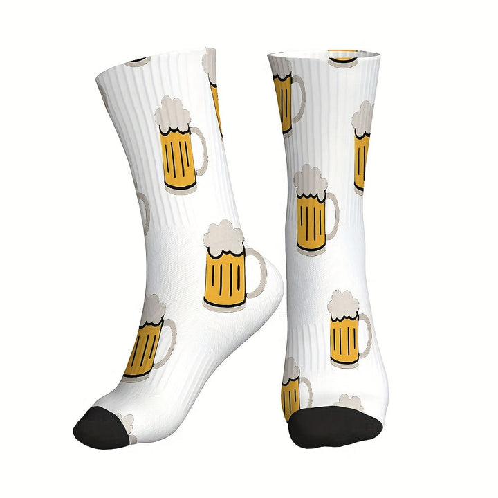 3 páry ponožek s motivem pivního půllitru – HopfenSocken Oktoberfest 2026