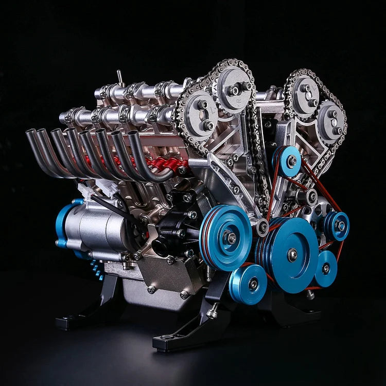 Ornament motorového bloku pro milovníky aut - TorqueV8