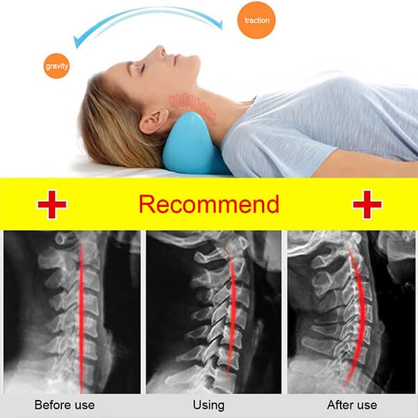 Ergonomický masážní polštář na krk bez elektrického napájení – NeckEase Stretch