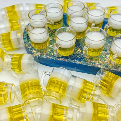 30 kusů mini sklenic na pivo z harzu – MiniBierSet Oktoberfest 2025