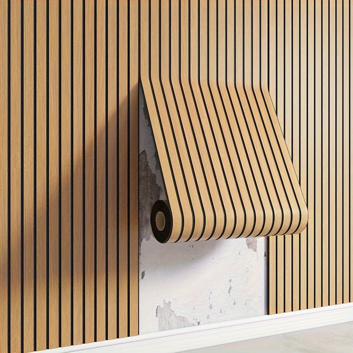 3D Samolepicí nástěnné panely s realistickým vzhledem dřeva - Wallvera