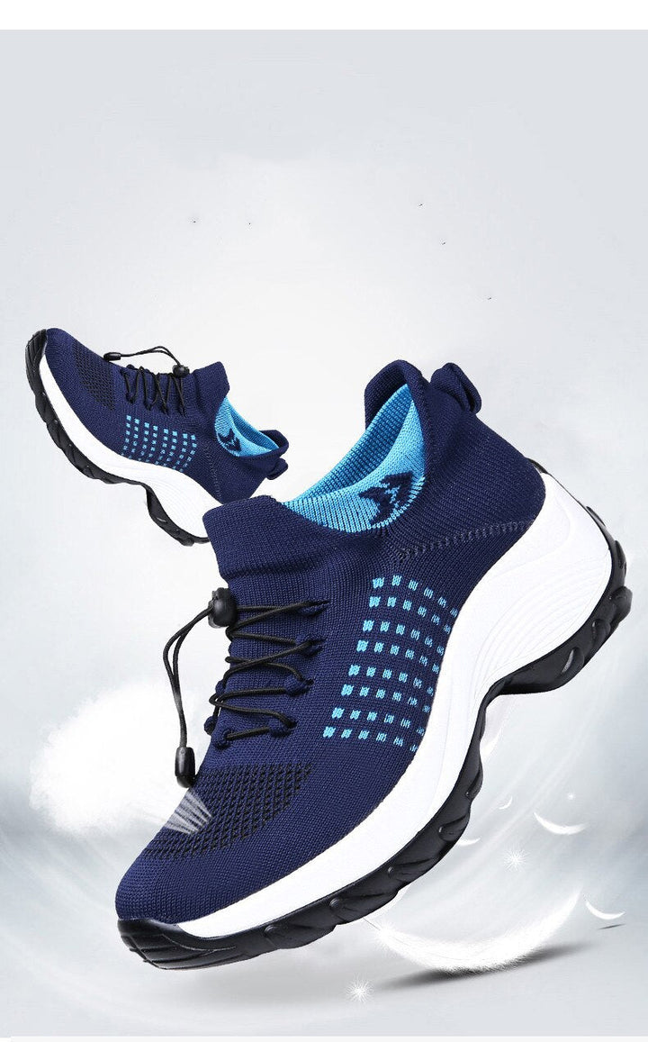 Dunkelblaue Sportschuhe, atmungsaktiv, rutschfest, für Herren, Laufen, Fitness, Outdoor.