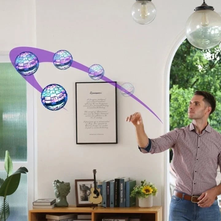 Létající UFO hračky s dálkovým ovládáním – Pro vnitřní a venkovní použití