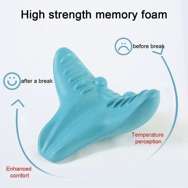 Ergonomický masážní polštář na krk bez elektrického napájení – NeckEase Stretch
