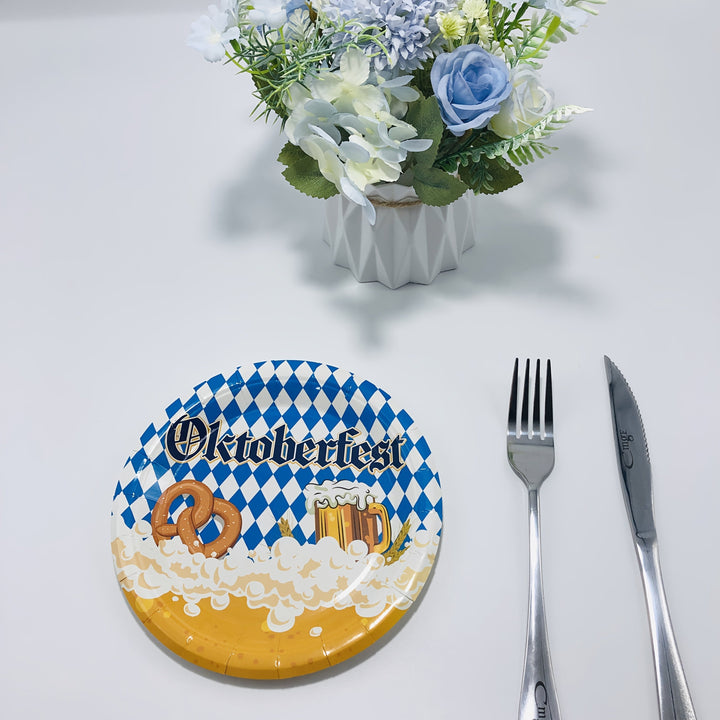 Papírové talíře (různé velikosti) – WiesnTeller Oktoberfest 2026