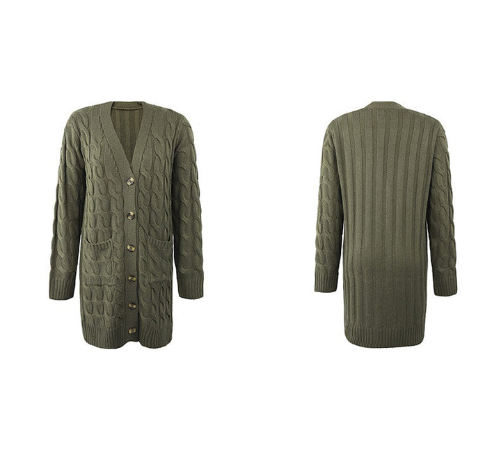 Dámský pletený cardigan s kapsami – Noelle